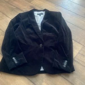 J Crew Velvet Blazer Jacket
